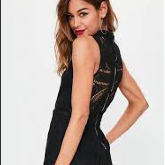 Pants - Black Short Lace Romper